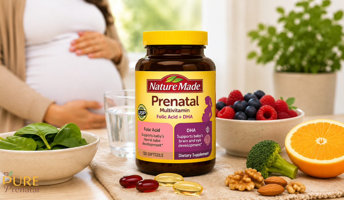 nature made prenatal multivitamin folic acid + dha