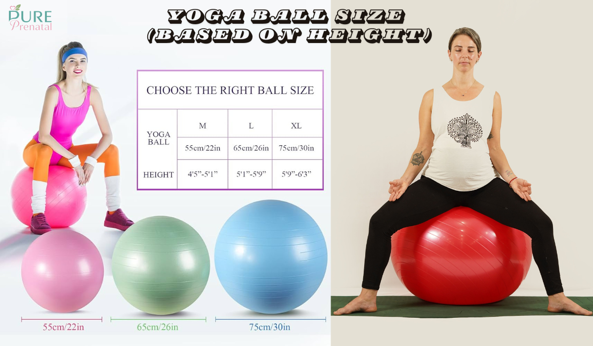 what size yoga ball for pregnancy
