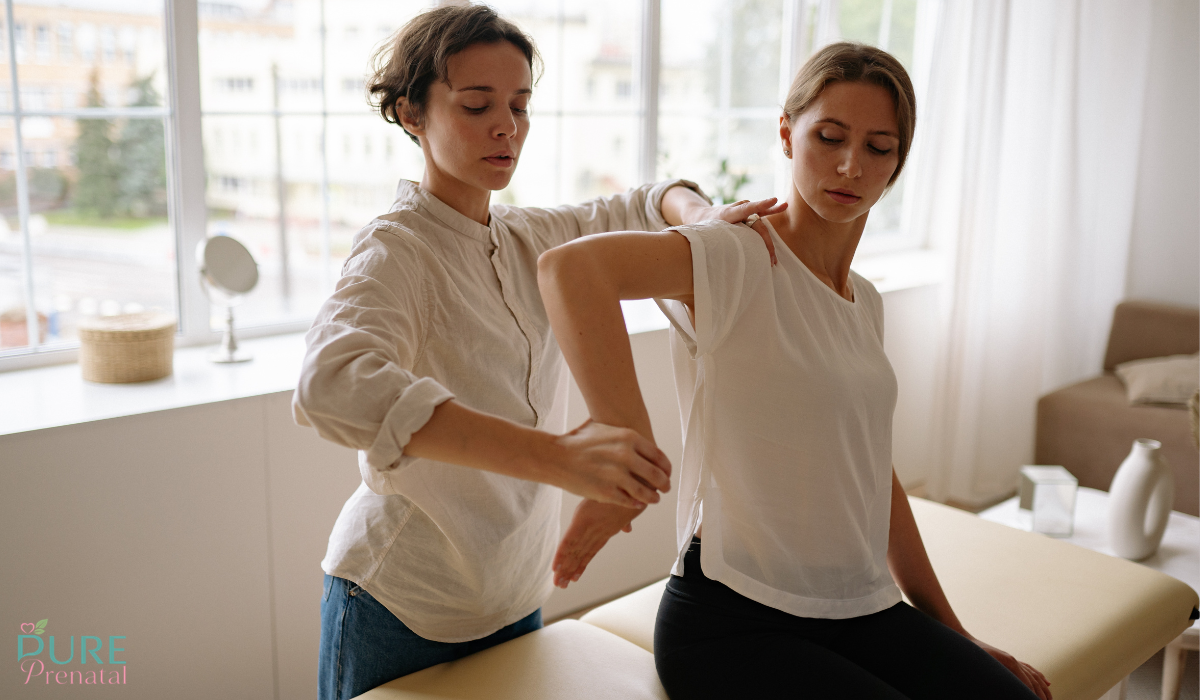 Assisted Stretching Exercises During Pregnancy