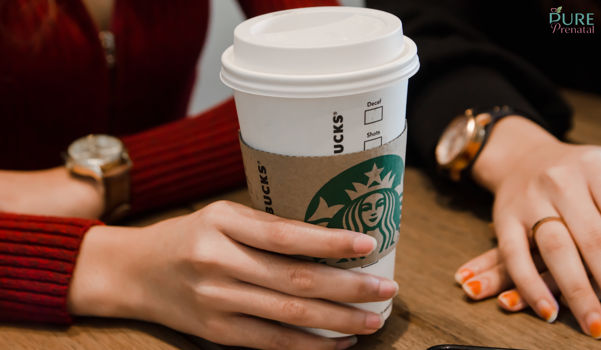 Pregnant Women Drinking Starbucks Drinks