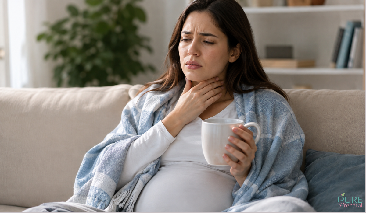 could a sore throat be a sign of pregnancy