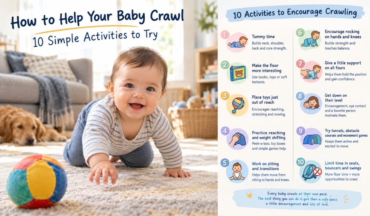 baby crawling activities