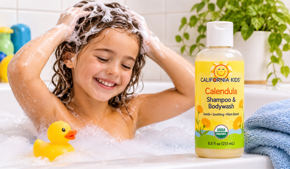 California Kids Calendula Shampoo and Bodywash